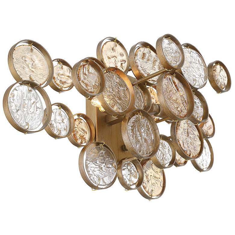 Image 4 Eurofase Trento 18" Wide Antique Gold Wall Sconce more views