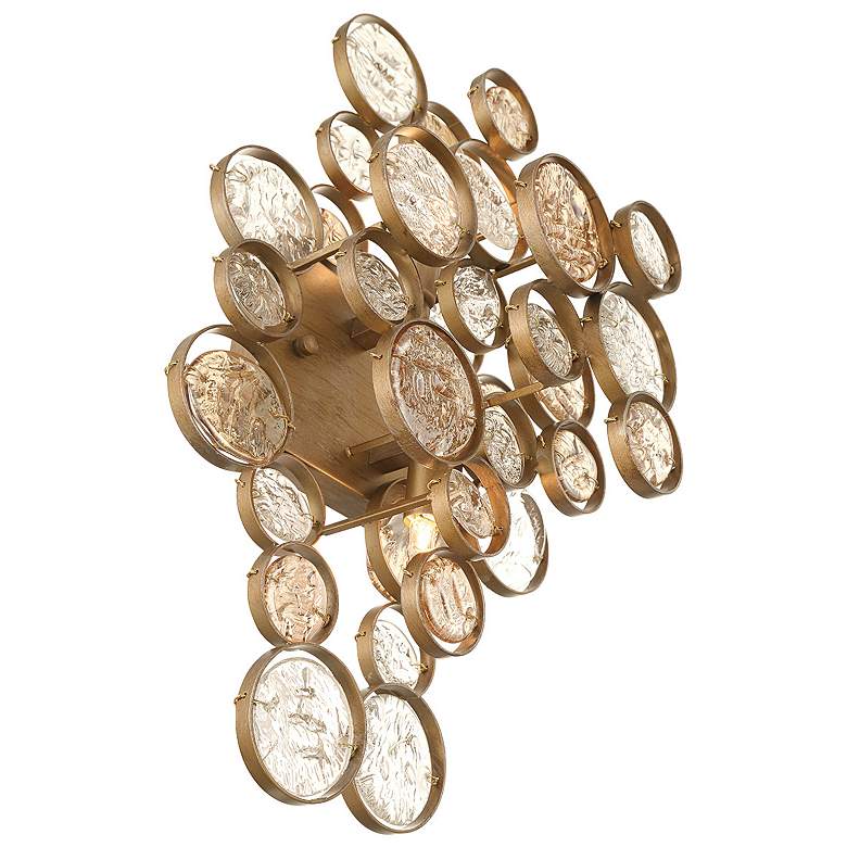 Image 5 Eurofase Trento 18" Wide Antique Gold Wall Sconce more views