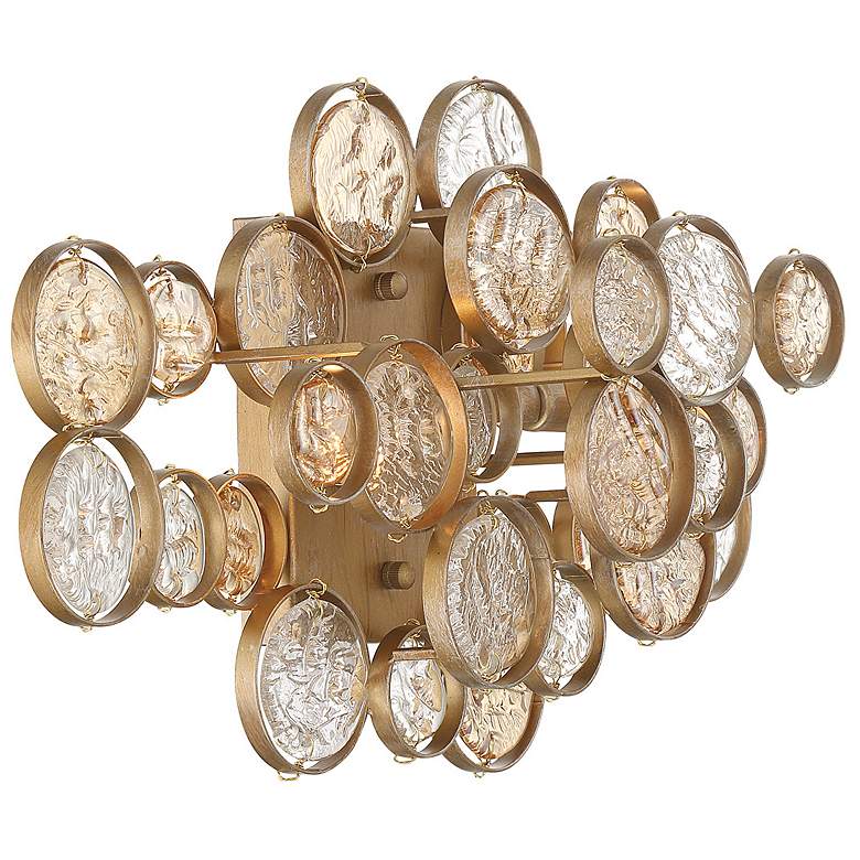 Image 7 Eurofase Trento 18" Wide Antique Gold Wall Sconce more views