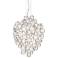 Eurofase Trento 19 1/2" Wide Champagne Silver 7-Light Oval Chandelier