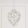2_Eurofase Trento 19 1/2" Wide Champagne Silver 7-Light Oval Chandelier