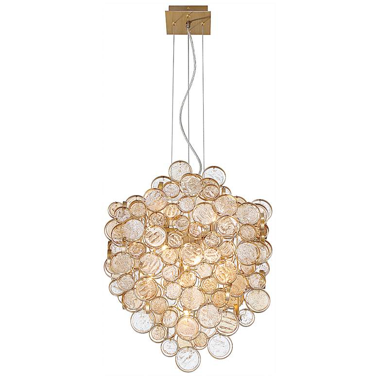 Image 5 Eurofase Trento 25 In. x 10.50 In. Chandelier in Gold more views