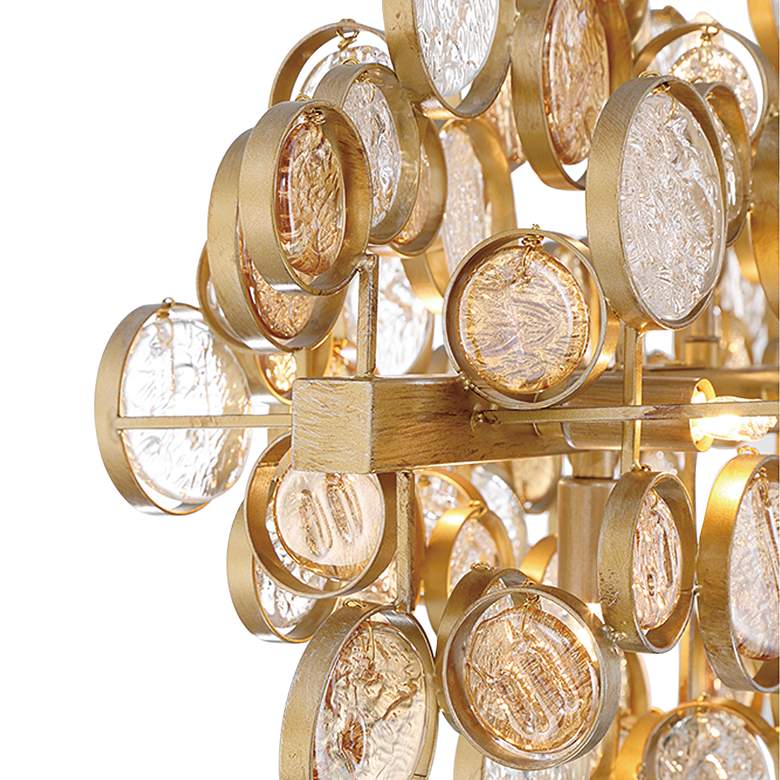 Image 4 Eurofase Trento 40 1/4" Wide Antique Gold 12-Light Linear Chandelier more views