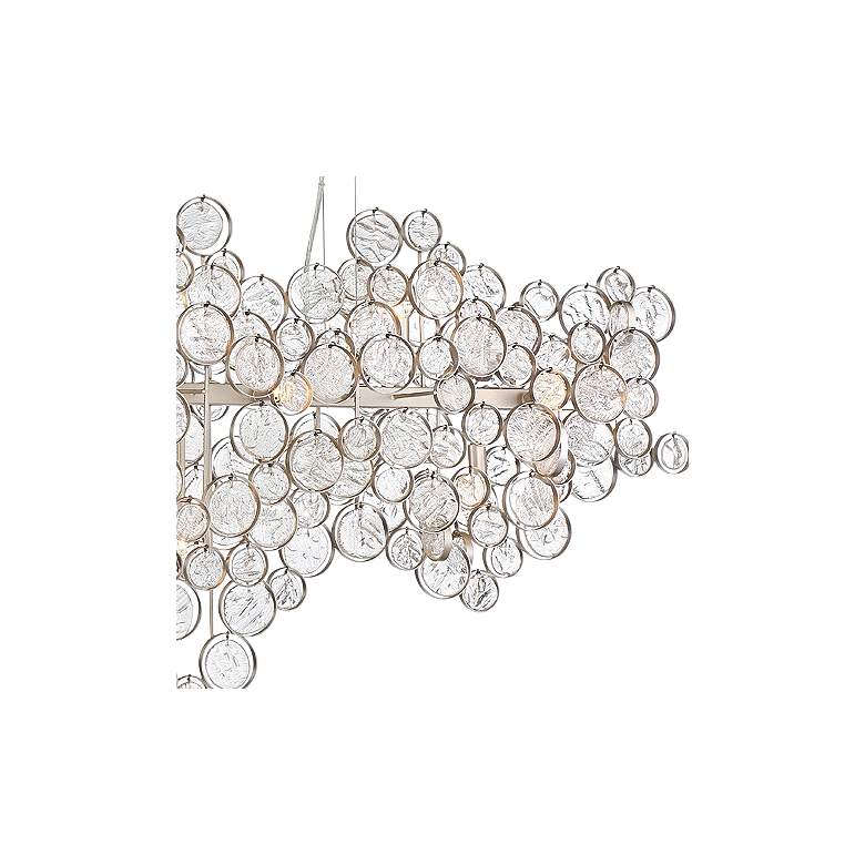 Image 3 Eurofase Trento 55 3/4 inch Wide Champagne Silver 15-Light Oval Chandelier more views