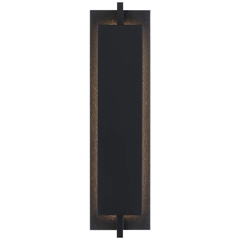 Image 1 Eurofase Tribek 21 inch Outdoor LED Wall Light, Black