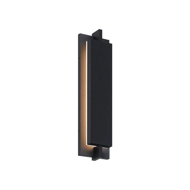 Image 2 Eurofase Tribek 21 inch Outdoor LED Wall Light, Black more views