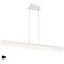 Eurofase Tunnel 3.25 In. x 46.50 In. Integrated LED Pendant in White