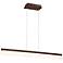 Eurofase Tunnel 36"W Bronze LED Kitchen Island Light Pendant