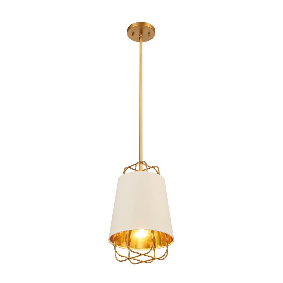 Image 2 Eurofase Tura 20.75 In. x 16 In. 3 Light Pendant in Brass more views
