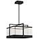 Eurofase Tye 13.25 In. x 19.50 In. Integrated LED Chandelier in Black