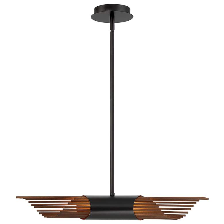 Image 1 Eurofase Umura 3.25 In. x 4.50 In. Integrated LED Chandelier in Black