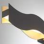 2_Eurofase Vaughan 1 Light 40" Vanity in Black and Nickel more views
