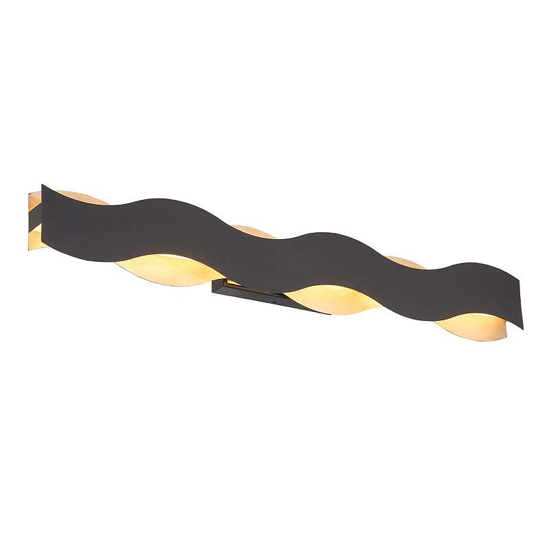 Image 4 Eurofase Vaughan 1 Light 40" Vanity in Black and Nickel more views