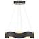 Eurofase Vaughan 24" Wide Black and Silver Modern LED Chandelier