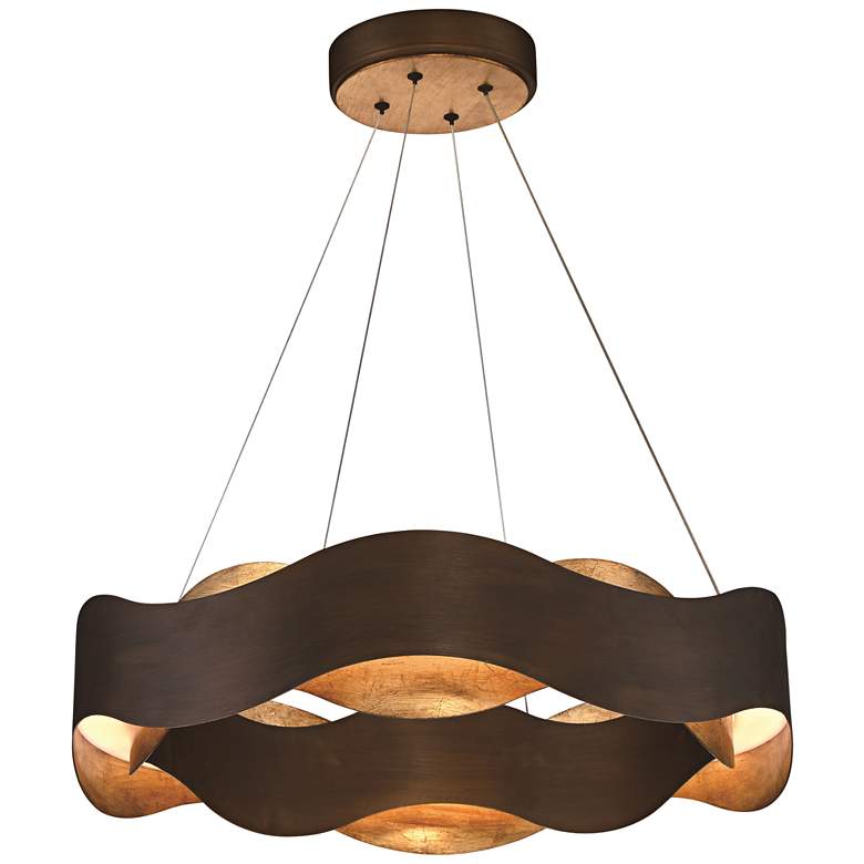 Image 2 Eurofase Vaughan 24" Wide Bronze LED Pendant Light