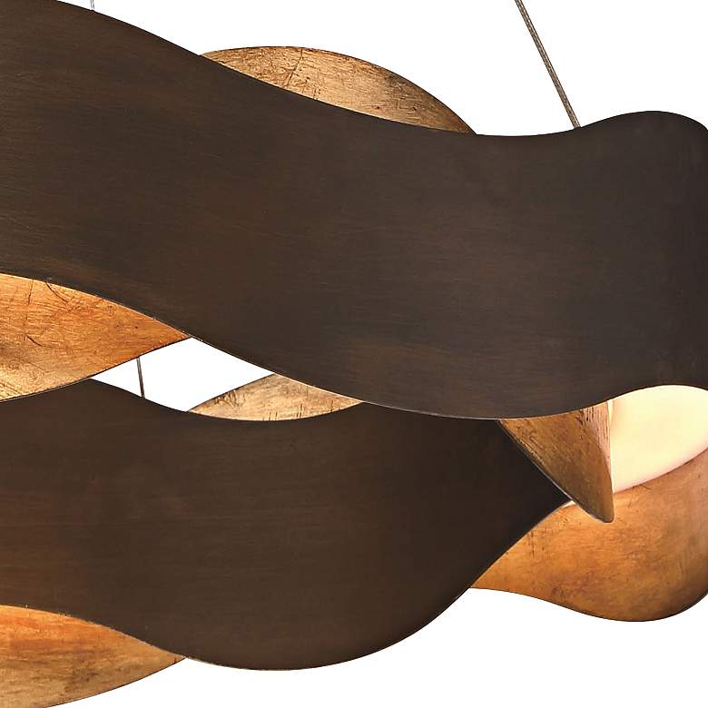 Image 3 Eurofase Vaughan 24 inch Wide Bronze LED Pendant Light more views