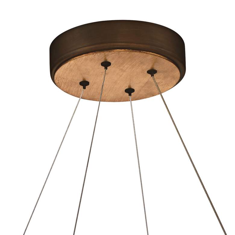 Image 4 Eurofase Vaughan 24" Wide Bronze LED Pendant Light more views