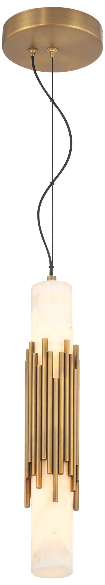 Image 2 Eurofase Venna 17" Integrated LED Pendant in Antique Brass more views