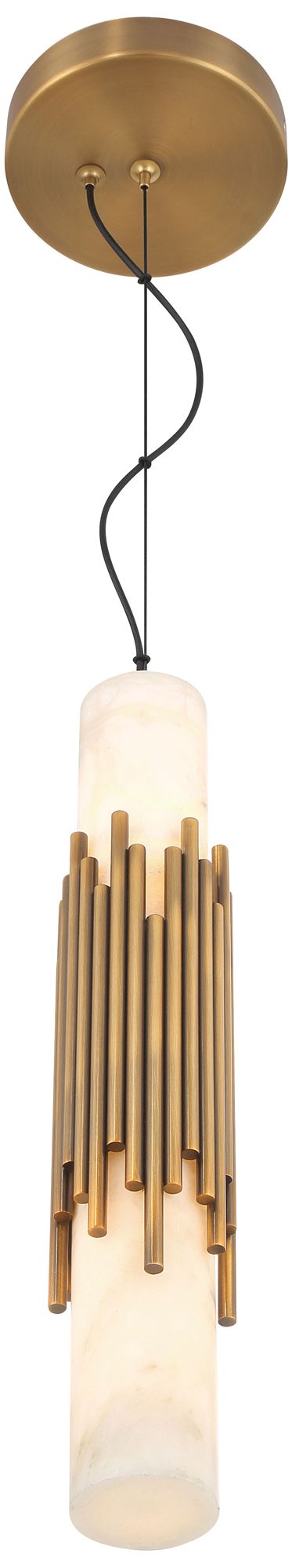 Image 3 Eurofase Venna 17" Integrated LED Pendant in Antique Brass more views
