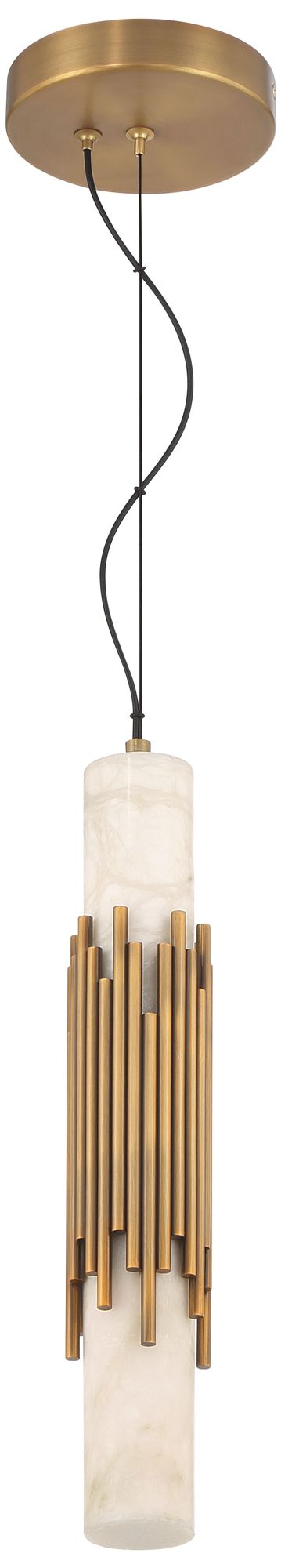Image 4 Eurofase Venna 17" Integrated LED Pendant in Antique Brass more views