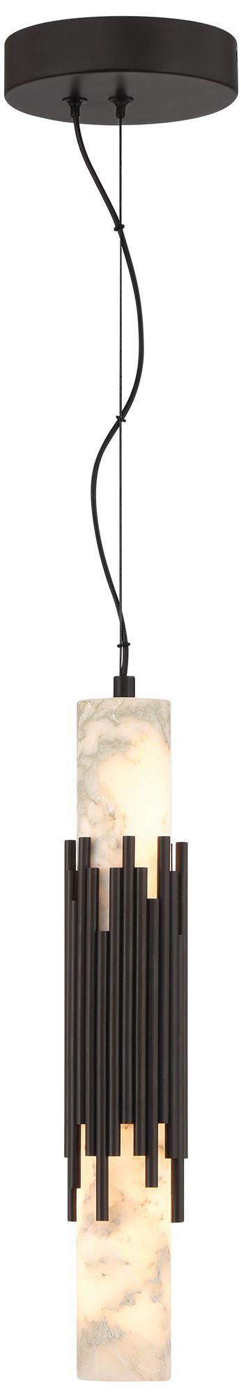 Eurofase Venna 17" Integrated LED Pendant in Urban Bronze