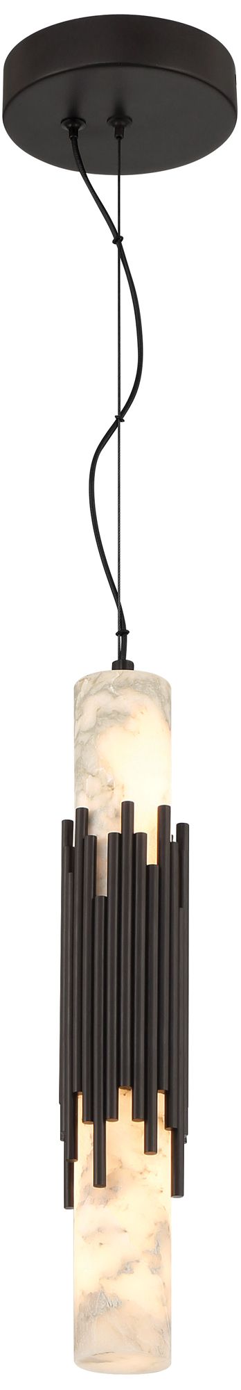 Image 2 Eurofase Venna 17" Integrated LED Pendant in Urban Bronze more views