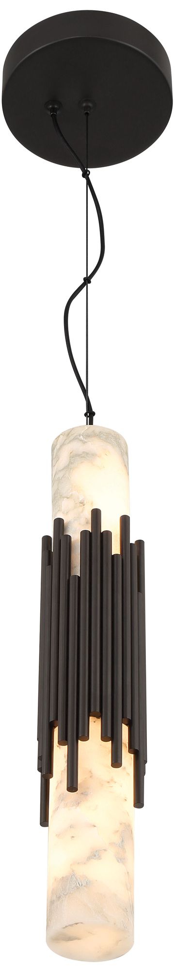 Image 3 Eurofase Venna 17" Integrated LED Pendant in Urban Bronze more views