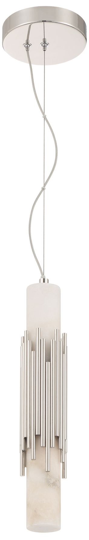 Image 3 Eurofase Venna 17" Modern LED Pendant in Polished Nickel more views