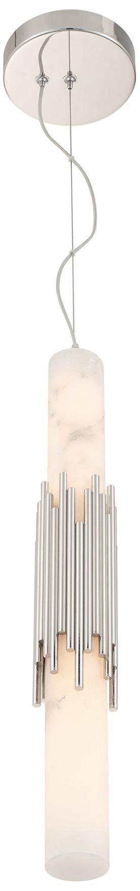 Image 2 Eurofase Venna 23" Modern LED Pendant in Polished Nickel more views
