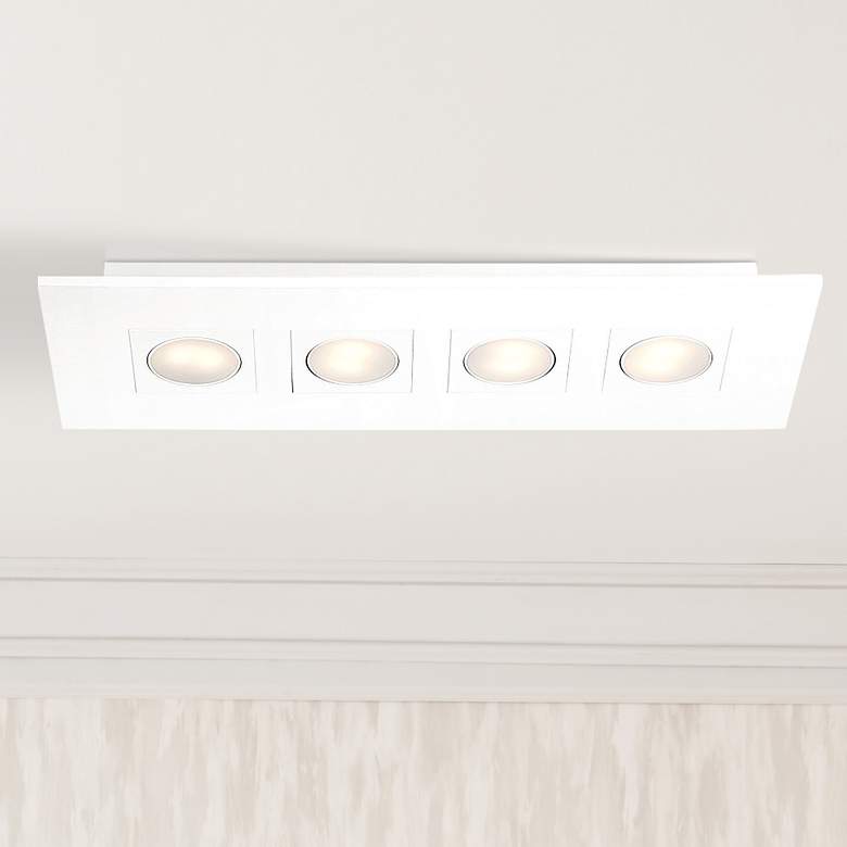 Eurofase Venue 24 3/4&quot; Wide White 4-LED Ceiling Light