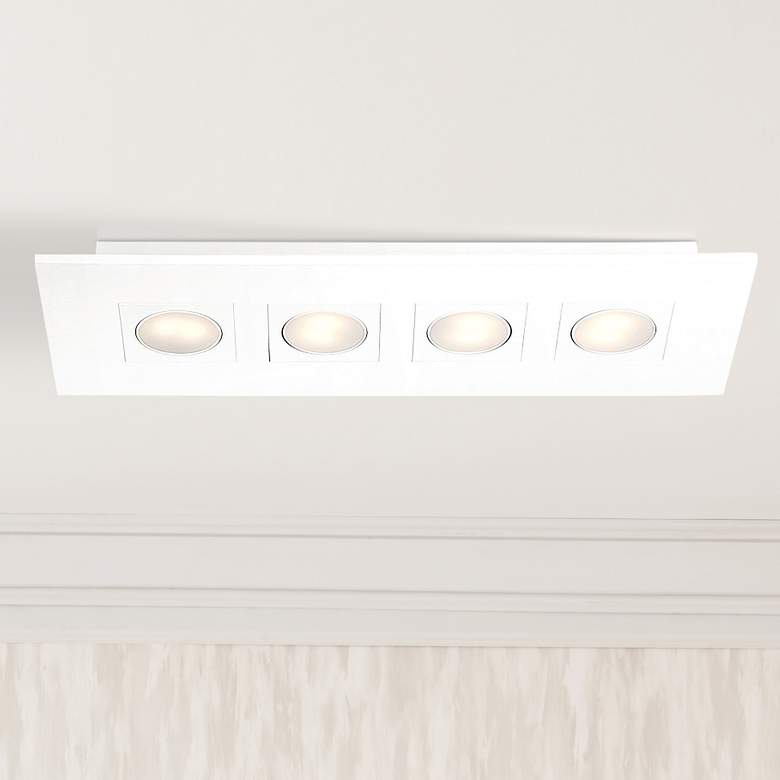 Image 1 Eurofase Venue 24 3/4 inch Wide White 4-LED Ceiling Light