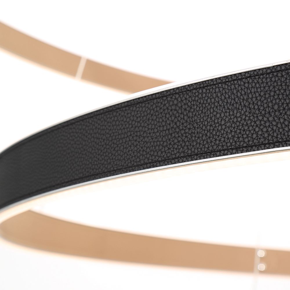 Image 2 Eurofase Verdura 2 In. x 60 In. Integrated LED Chandelier in Black more views