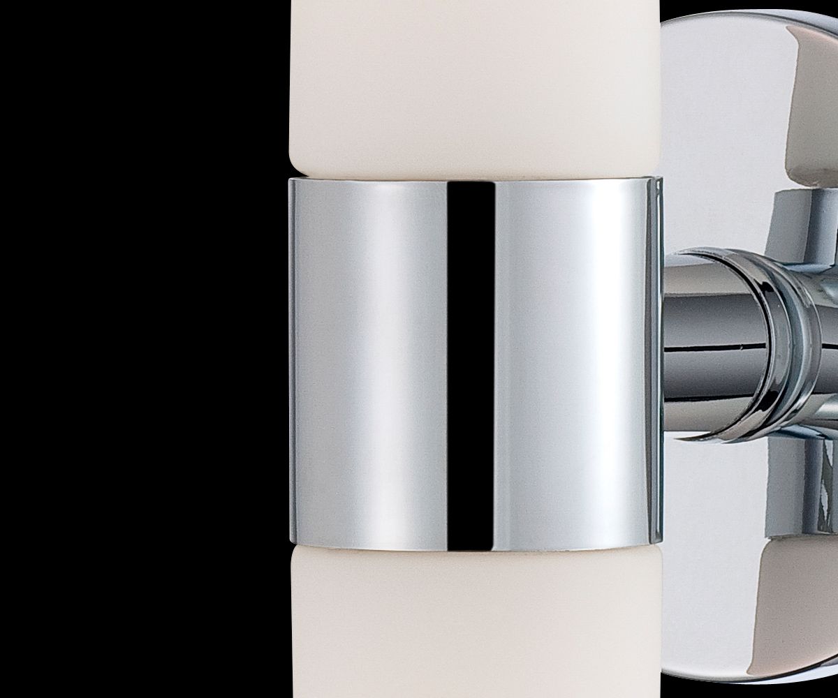 Image 2 EUROFASE VESPER 2LT WALL SCONCE BN  WHT more views