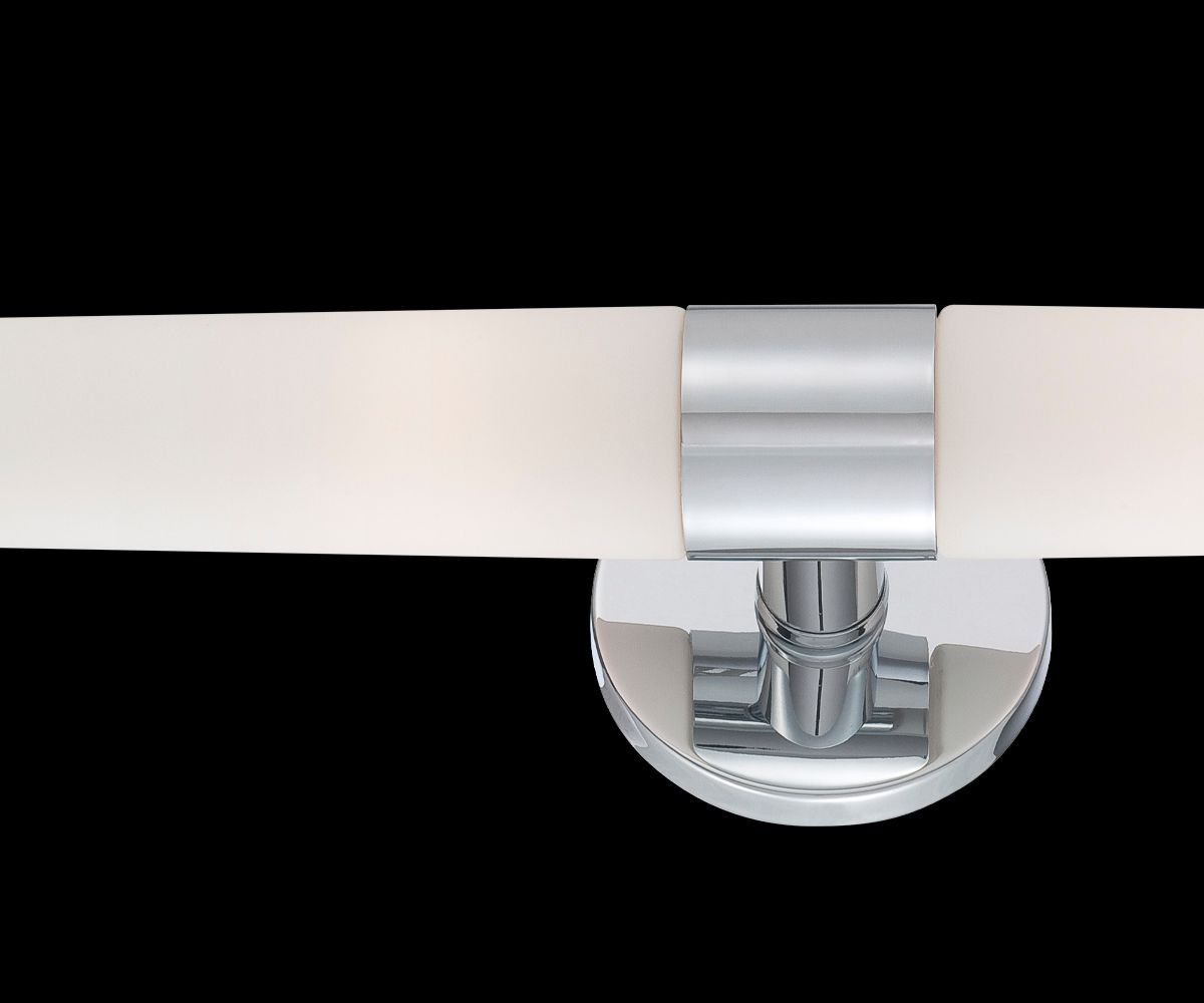 Image 3 EUROFASE VESPER 2LT WALL SCONCE BN  WHT more views