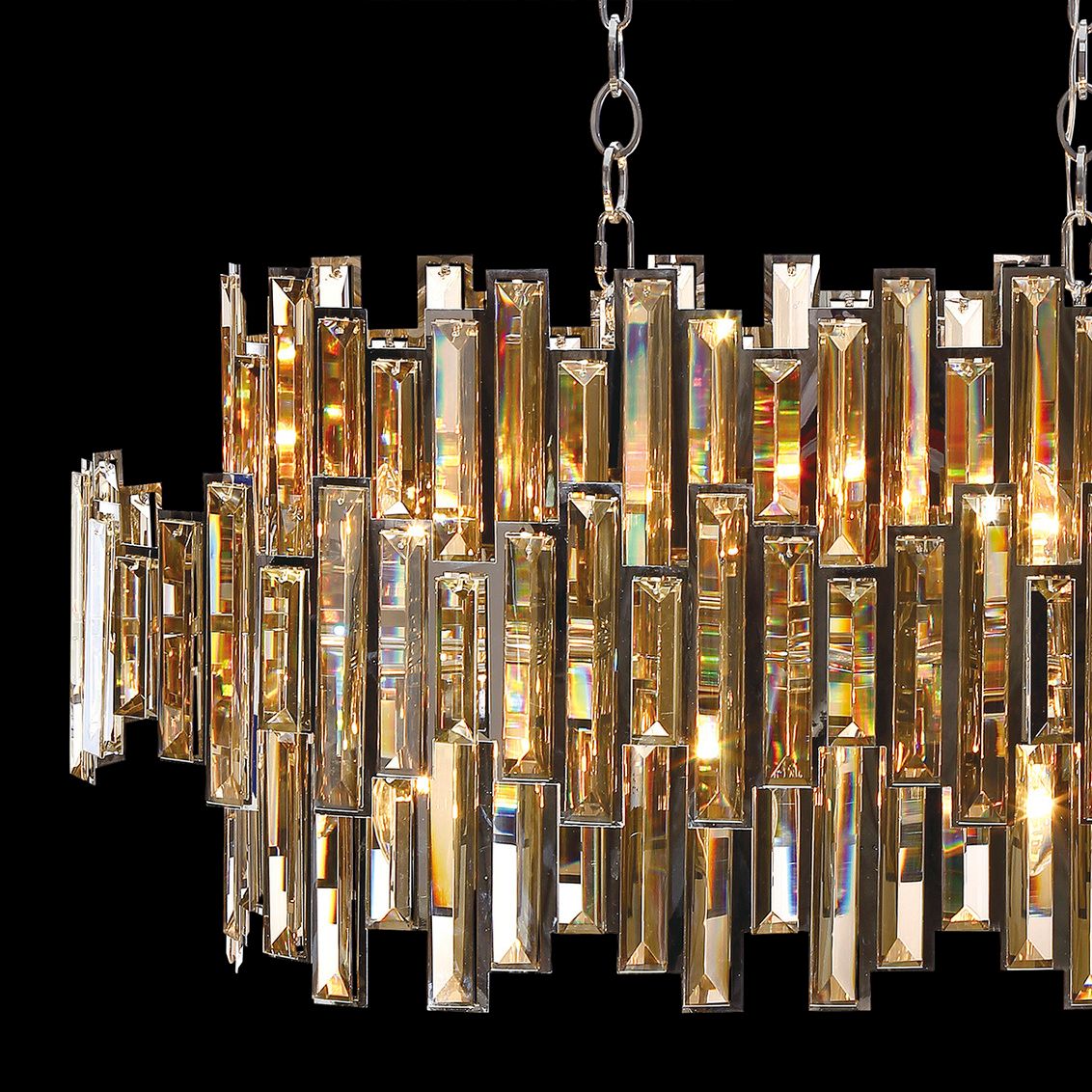 Image 3 Eurofase Vienna 18.50 In. x 19.50 Chandelier in Chrome more views