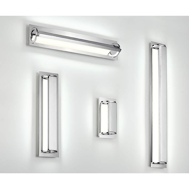 Image 3 Eurofase Viola 9 3/4 inch Wide Chrome LED Bath Light more views