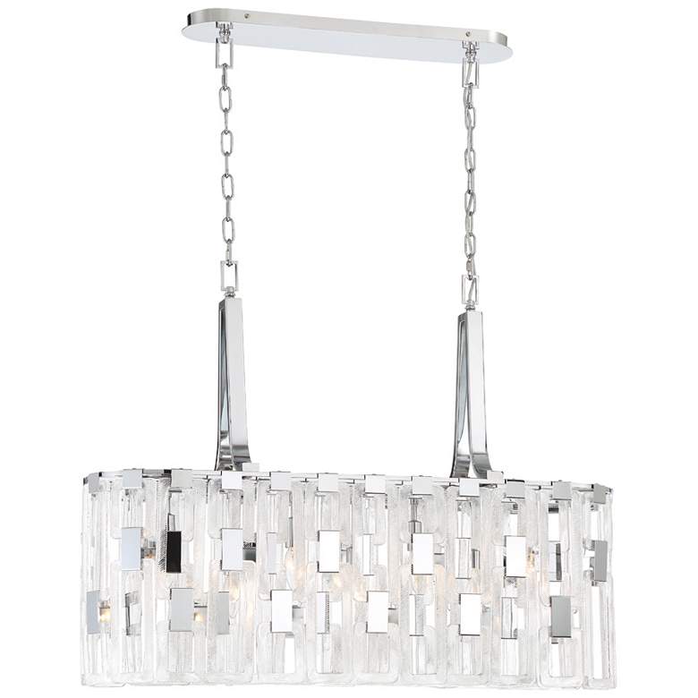 Image 1 Eurofase Viviana 28.75 In. x 11 In. Chandelier in Chrome