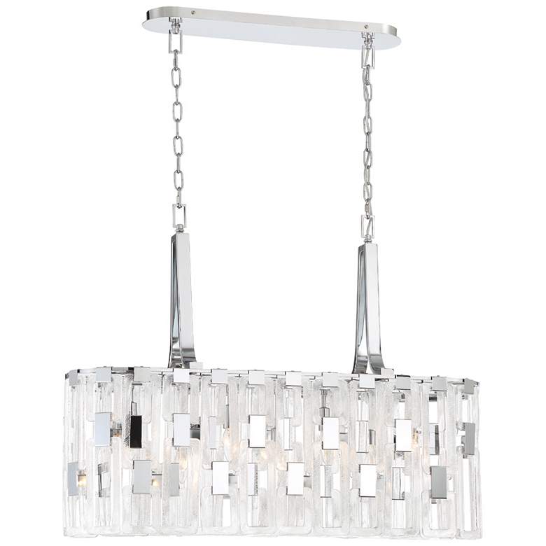 Image 1 Eurofase Viviana 28.75 In. x 11 In. Chandelier in Chrome