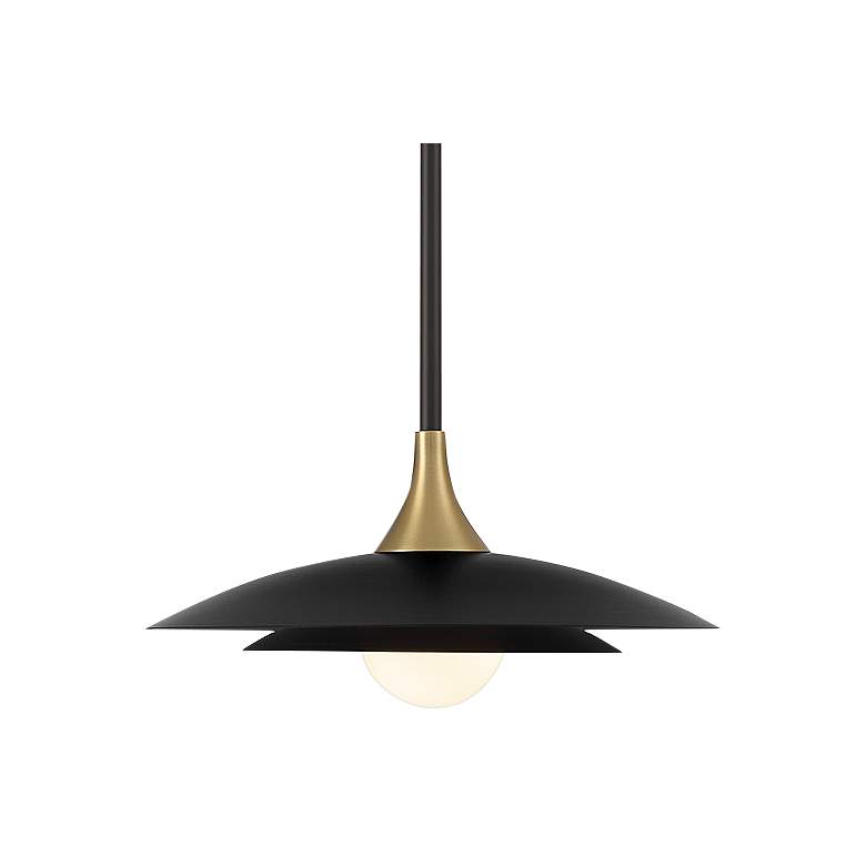 Image 4 Eurofase Welsh 18 inch Wide Matte Black LED Pendant Light more views