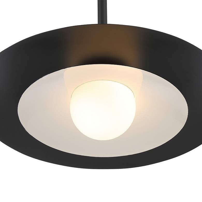 Image 5 Eurofase Welsh 18" Wide Matte Black LED Pendant Light more views