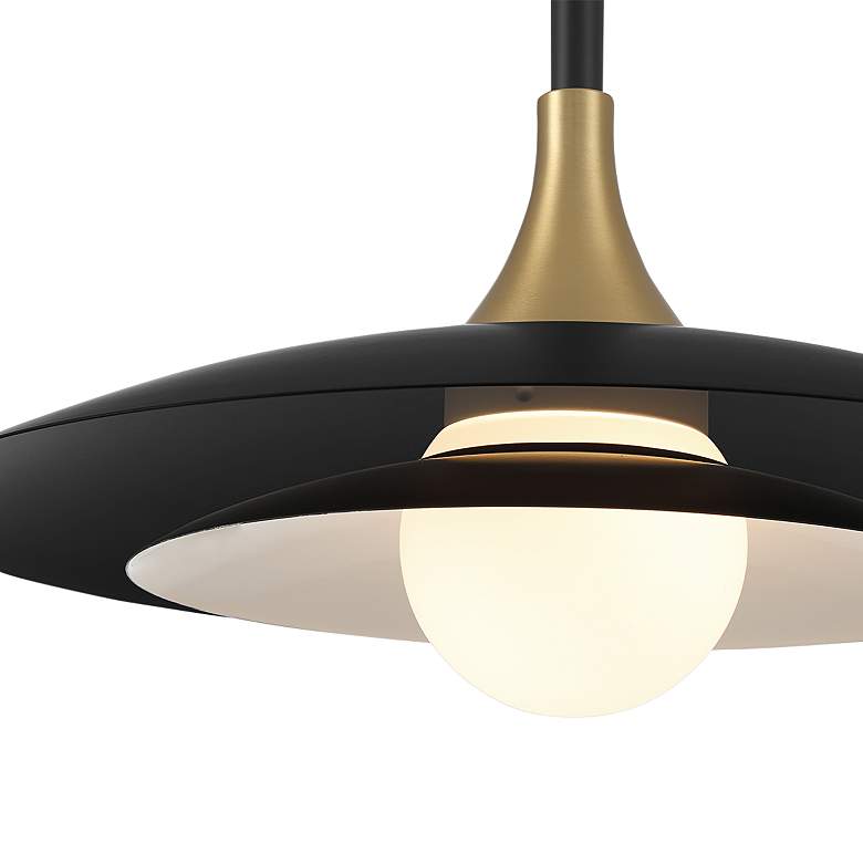 Image 6 Eurofase Welsh 18" Wide Matte Black LED Pendant Light more views
