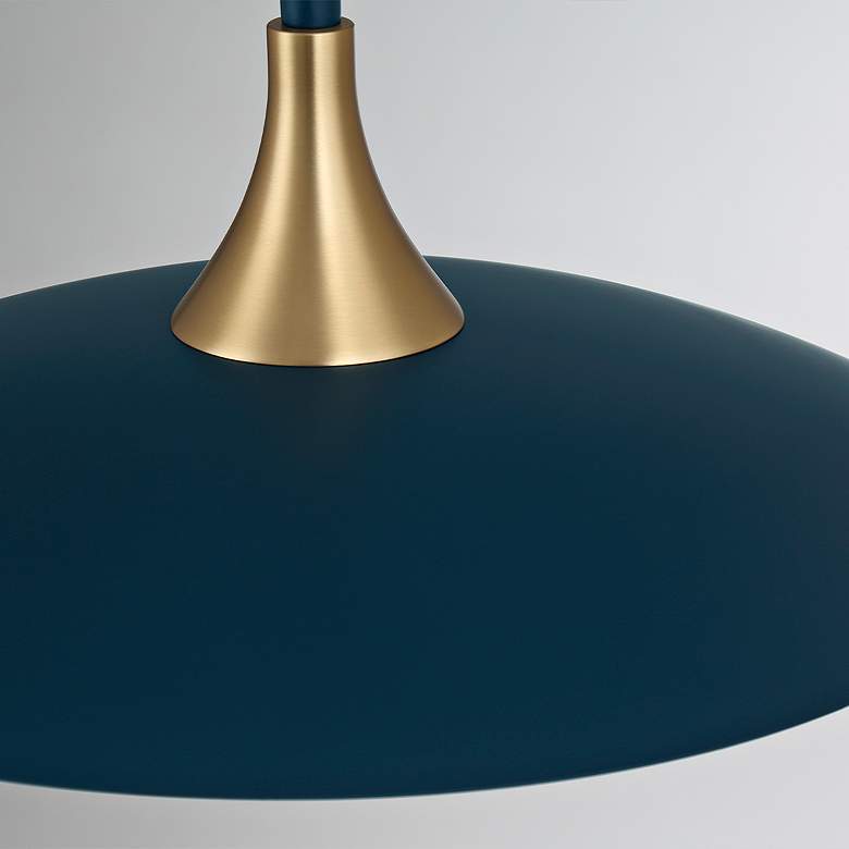 Image 4 Eurofase Welsh 18" Wide Matte Blue LED Pendant Light more views