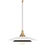 1_Eurofase Welsh 18" Wide Matte White LED Pendant Light