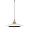 Eurofase Welsh 18" Wide Matte White LED Pendant Light