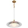 3_Eurofase Welsh 18" Wide Matte White LED Pendant Light more views