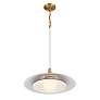 5_Eurofase Welsh 18" Wide Matte White LED Pendant Light more views
