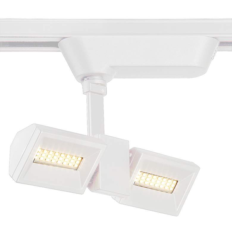 Image 1 Eurofase White 10 Watt LED Rectangular Dual Track Heads