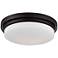 Eurofase Wilson 12 3/4" Wide Bronze LED Ceiling Light