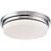 Eurofase Wilson 12 3/4" Wide Chrome LED Ceiling Light