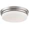 Eurofase Wilson 12 3/4" Wide Satin Nickel LED Ceiling Light